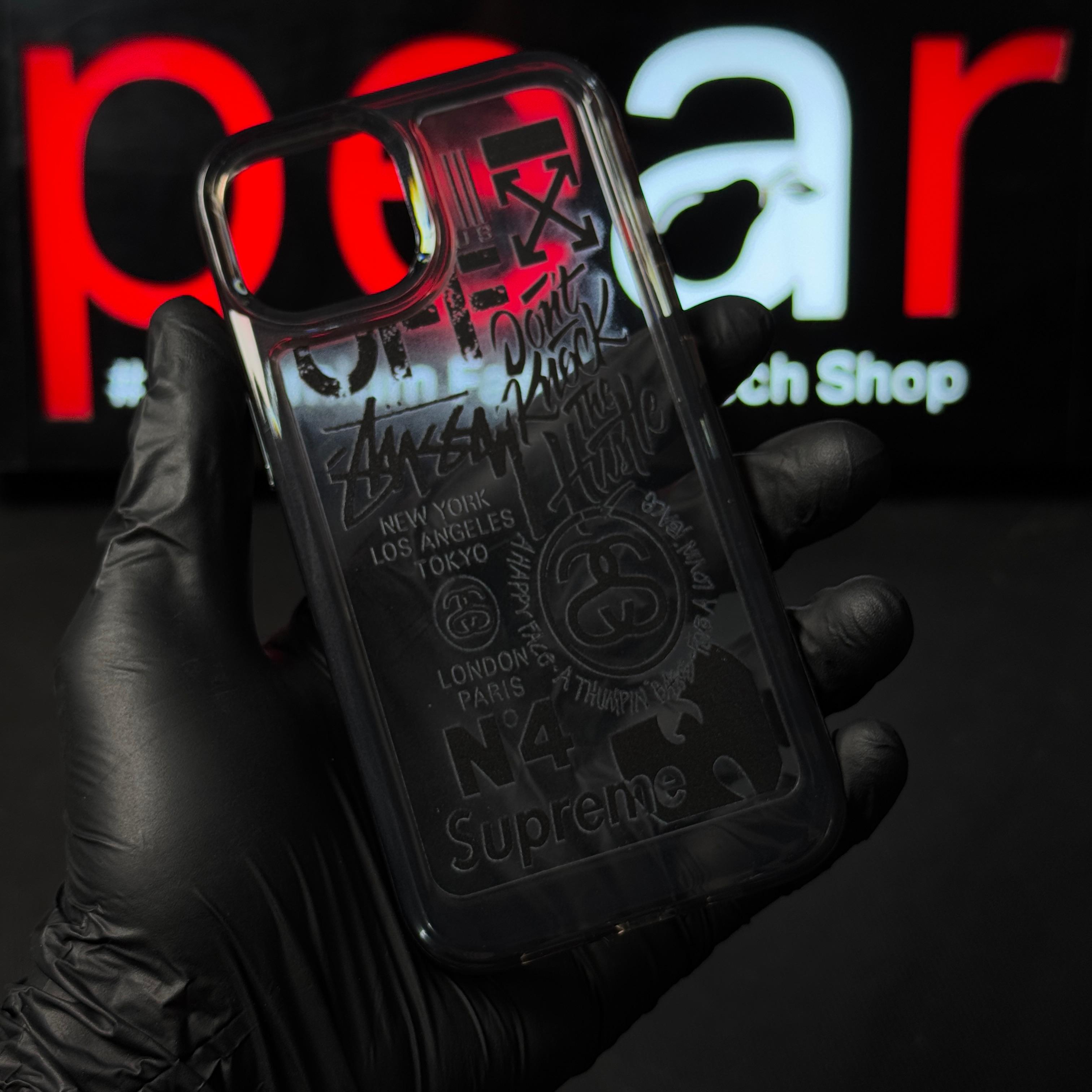 iPhone 13 N4 Supreme Black Shade Acrylic Case
