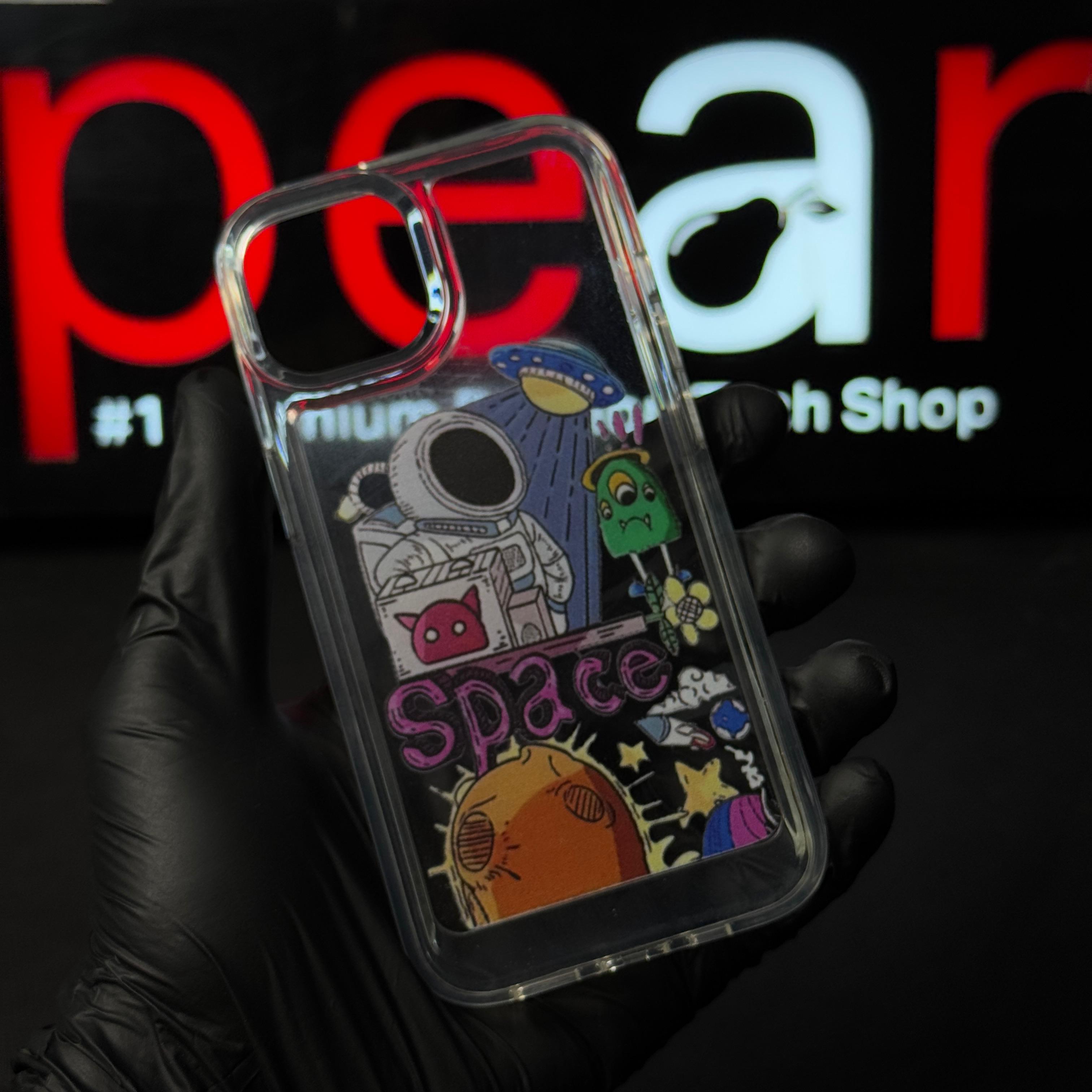 iPhone 13 / 14 Space Clear Acrylic Case