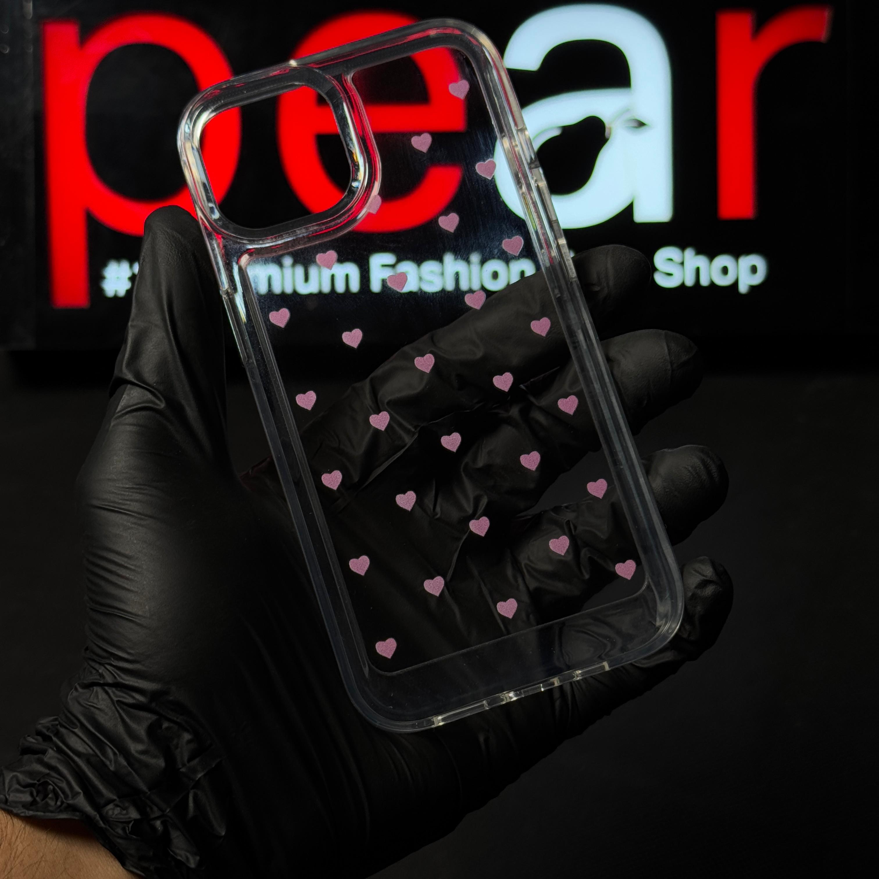 iPhone 13 / 14 Small Hearts Acrylic Case