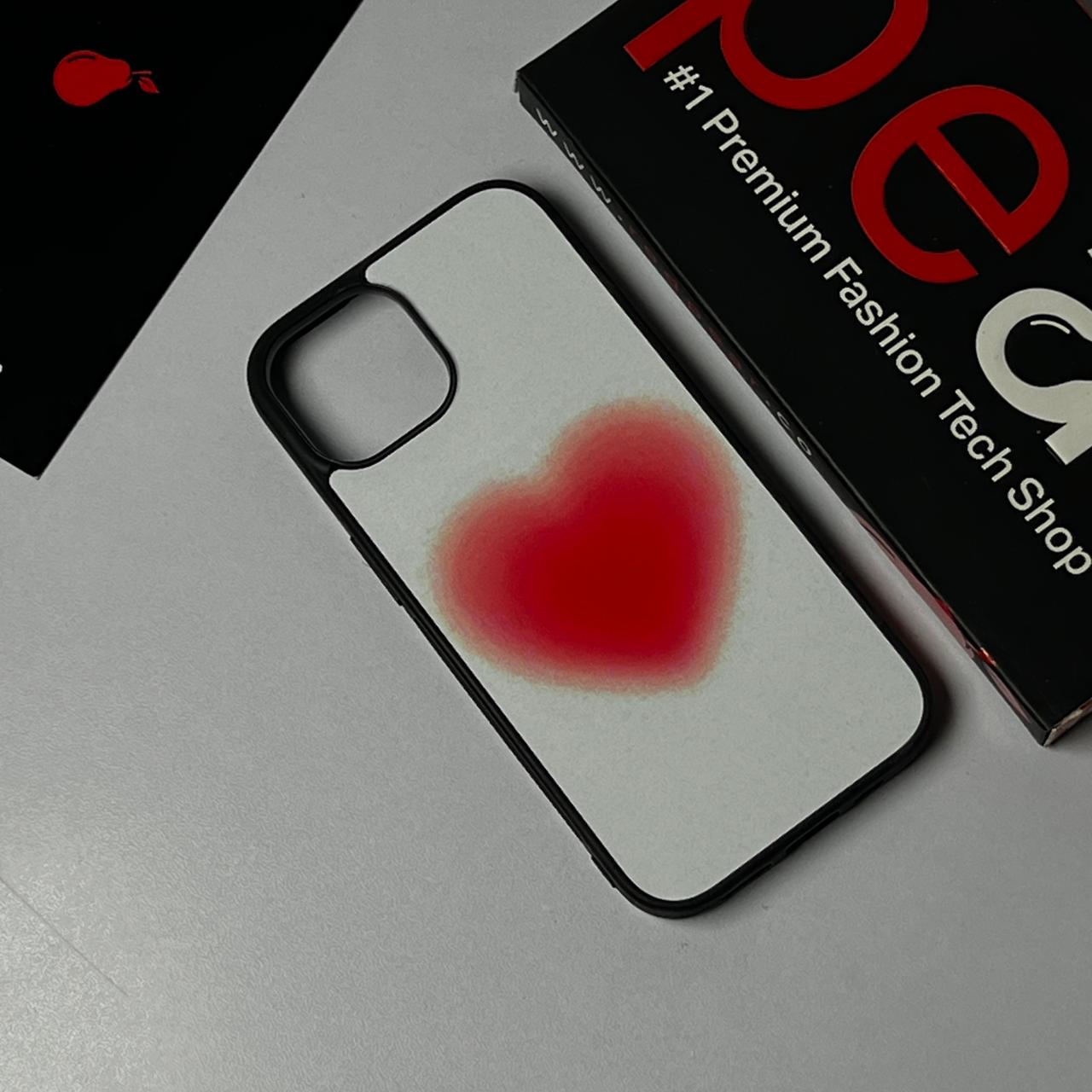 iPhone 13/14/15 RED HEART Glossy Case (RPS)