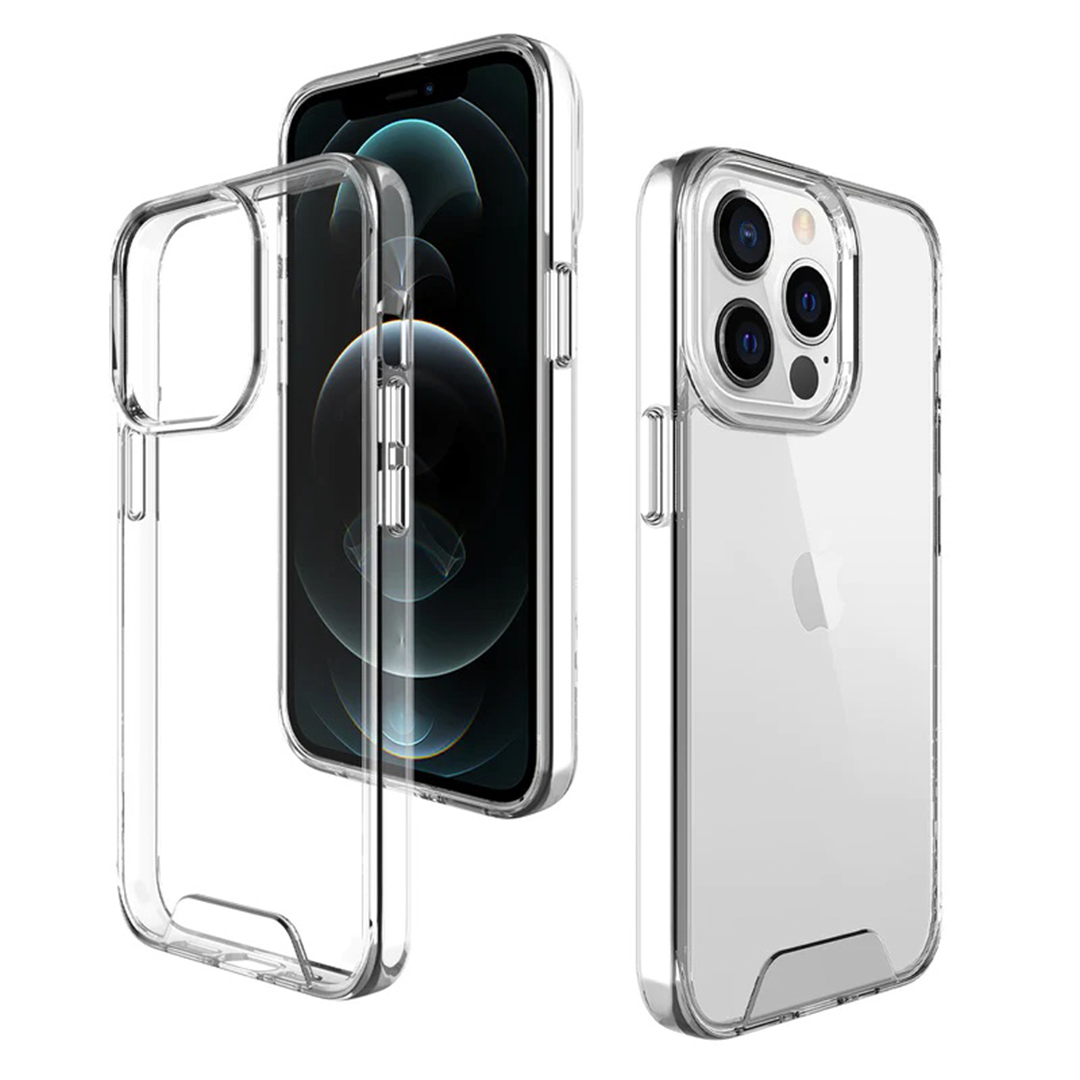 SpaceX Premium Clear Case with Chrome Plated Buttons - RedPear