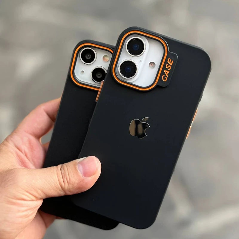 Orange Line Mint Black Case Premium Quality