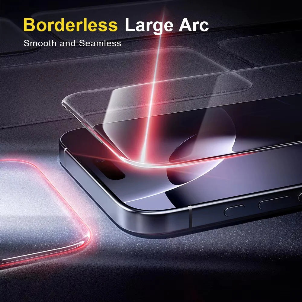 Borderless Dust Proof Tempered Clear Glass Screen Protector