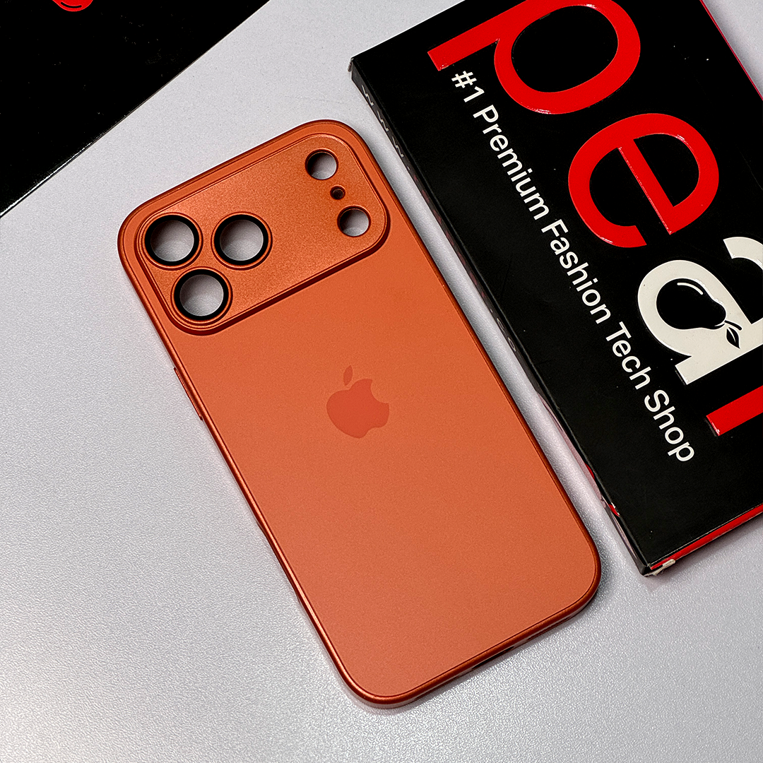 Cosmic Orange AG Premium Glass Case