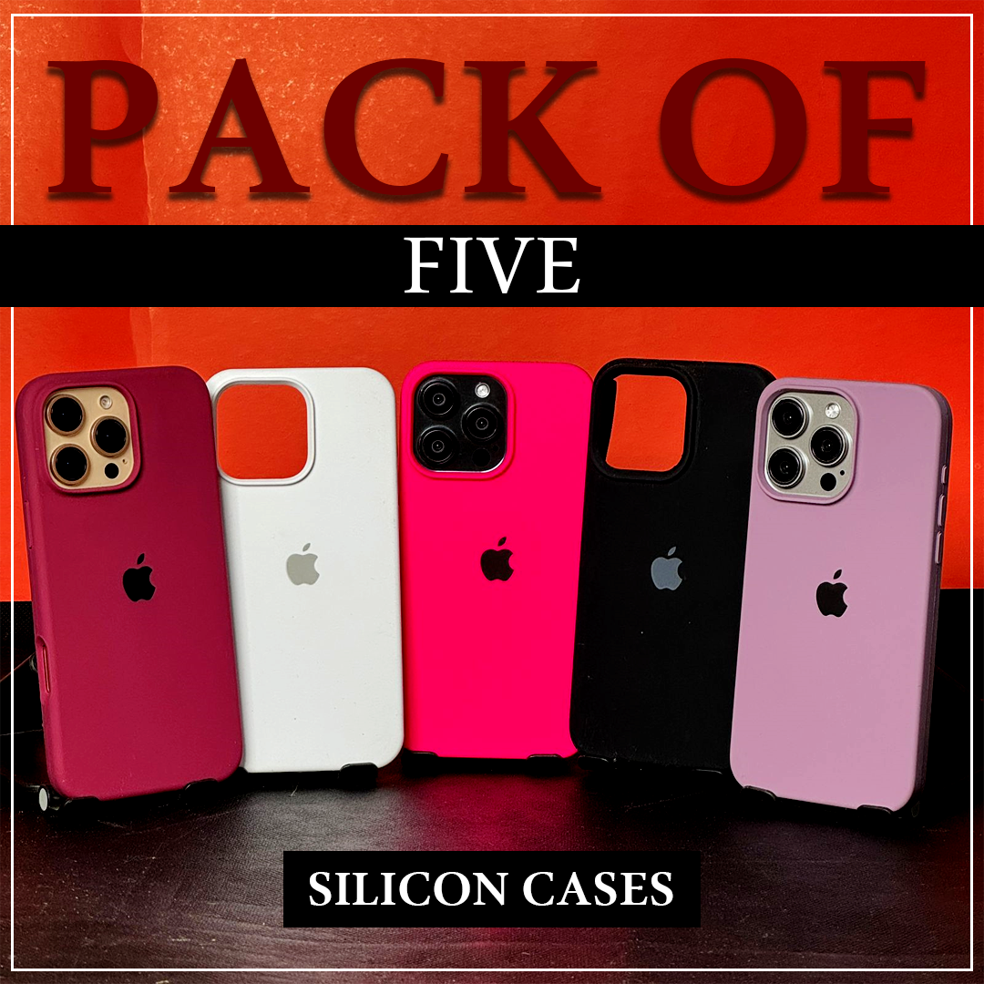 Pack of Five Silicon Cases