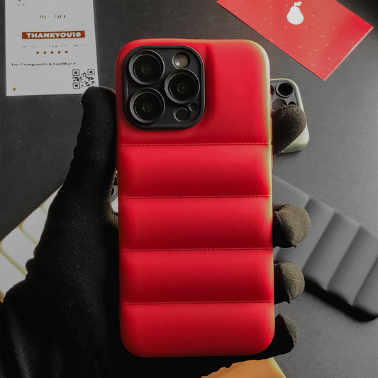 Candy Red Puffer Case - RedPear