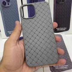 Luxury Weave Breathable Matte Woven Grid Case